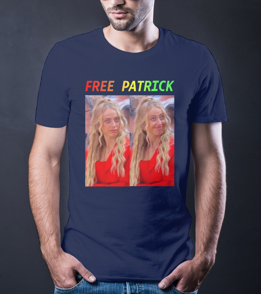 FREE PATRICK Double Image Red T-Shirt