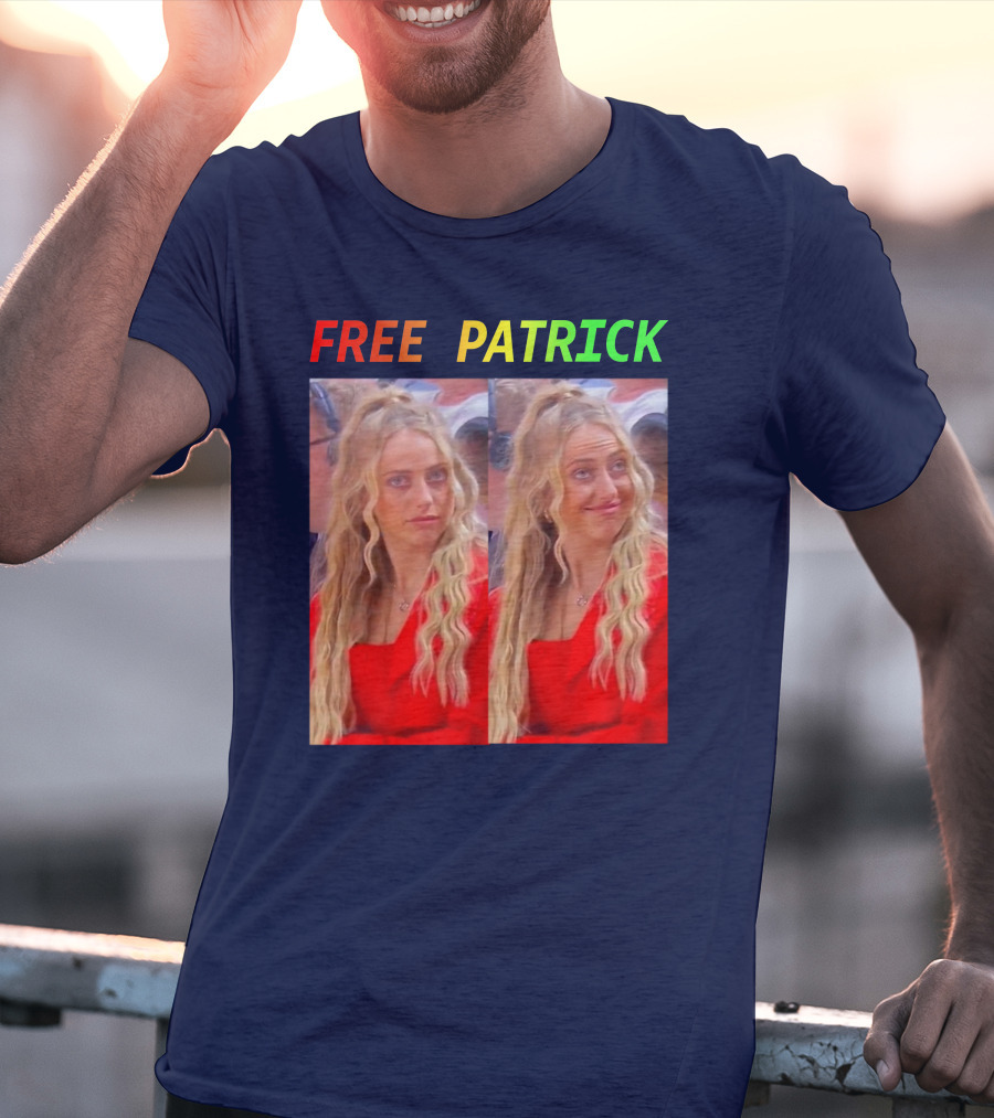 FREE PATRICK Double Image Red T-Shirt