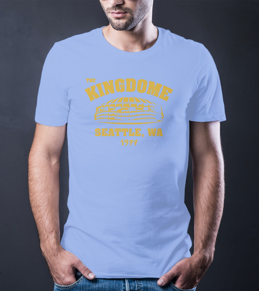 Simply Seattle Merch The Kingdome Seattle WA 1977 Retro Stadium T-Shirt