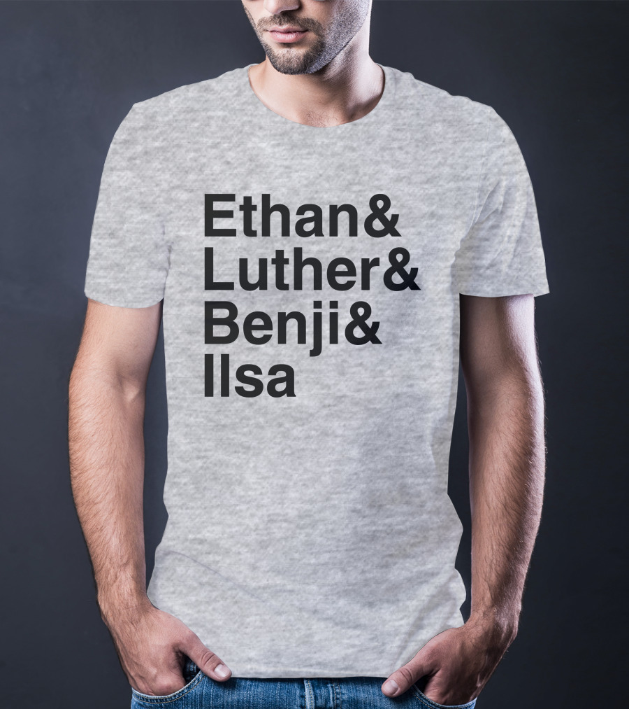 Mission Impossible Ethan Luther Benji Ilsa Characters T-Shirt