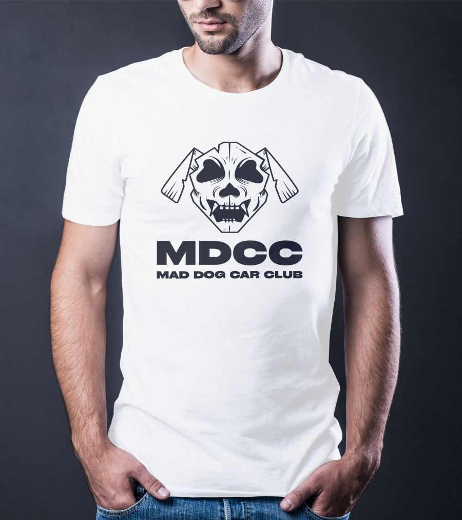 MDCC Mad Dog Car Club Skull T-Shirt
