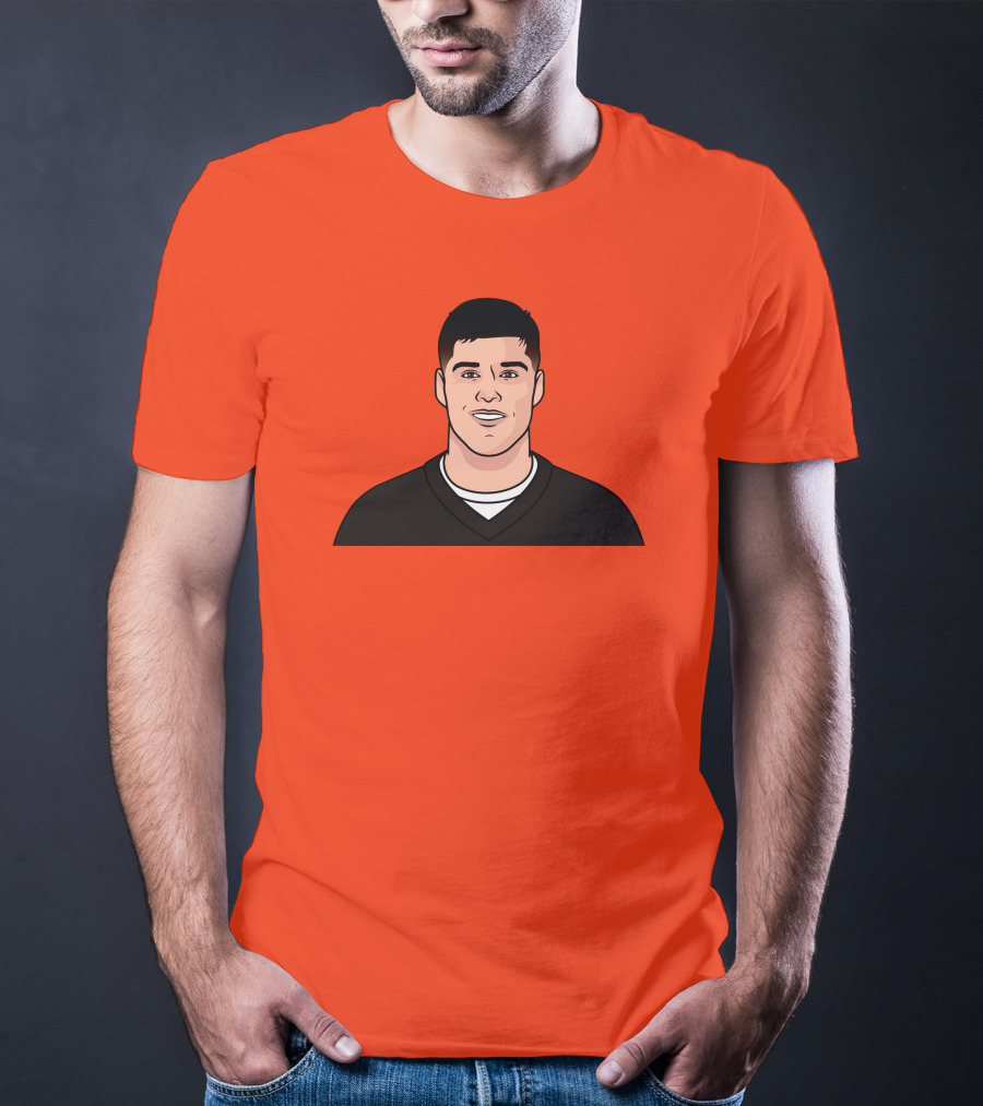 Mason Rudolph Illustrated Portrait On T-Shirt