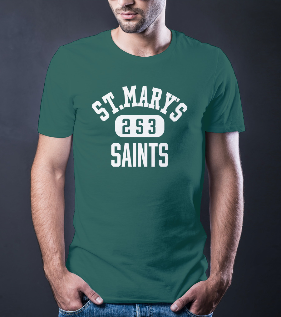 St. Mary's High School Saints 2S3 Team Spirit T-Shirt