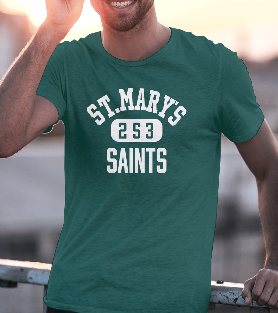 St. Mary's High School Saints 2S3 Team Spirit T-Shirt