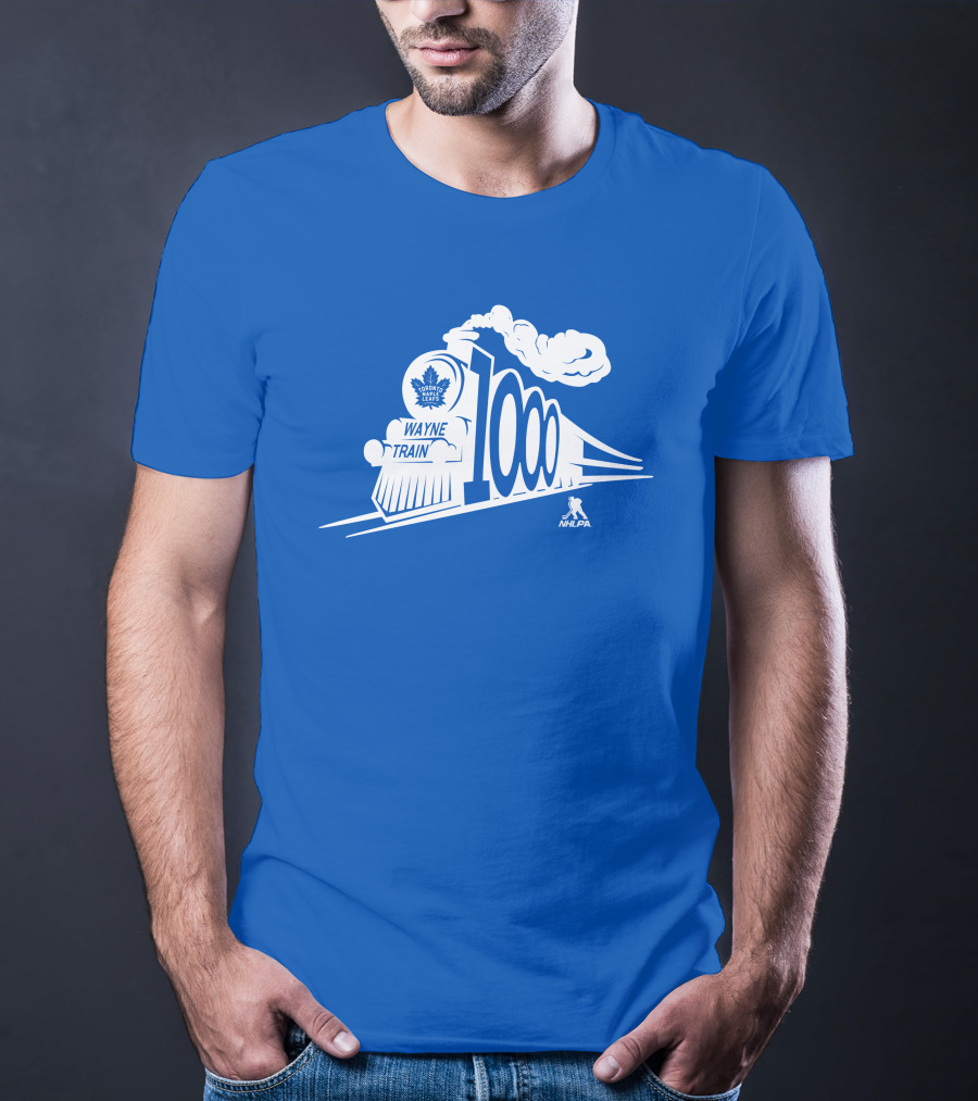 Sportsnet Wayne Train NHLPA 1000 Toronto Maple Leafs T-Shirt