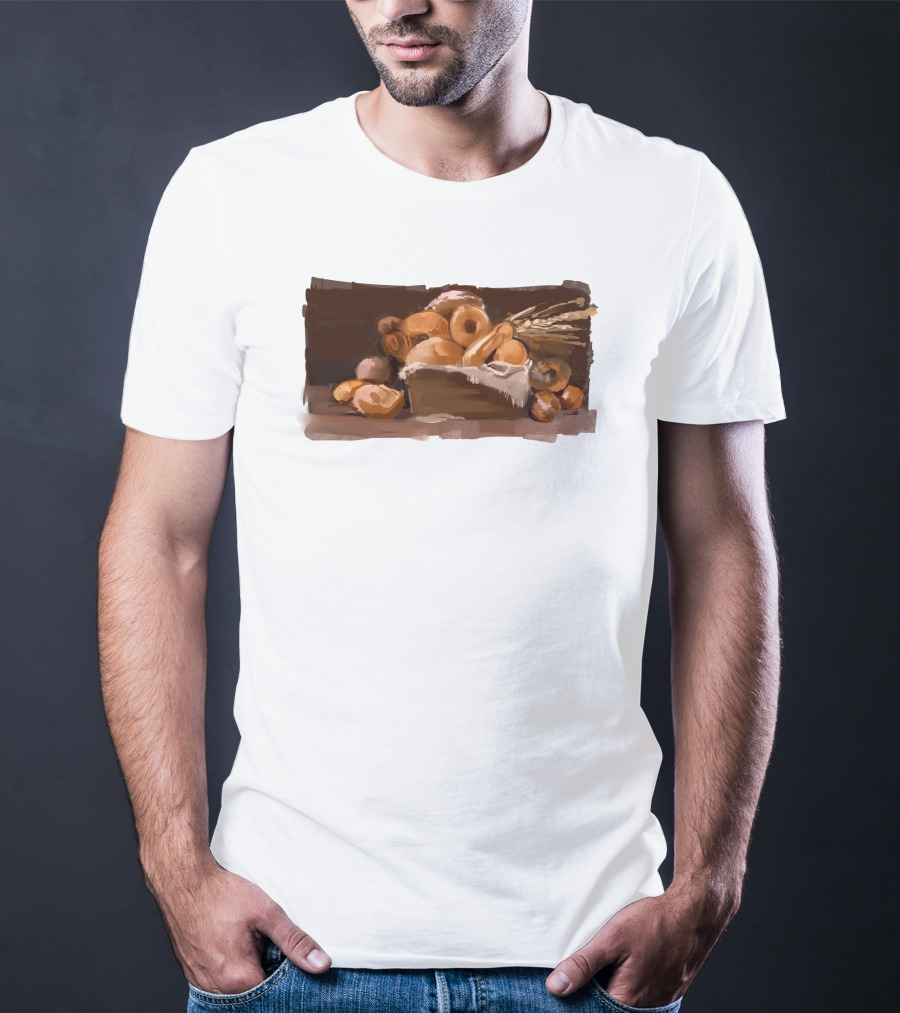 Wolfy The Witch Merchandise Bread Basket T-Shirt