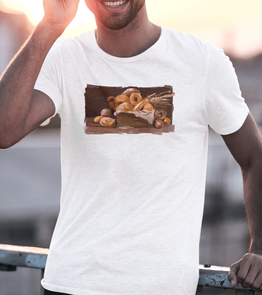 Wolfy The Witch Merchandise Bread Basket T-Shirt