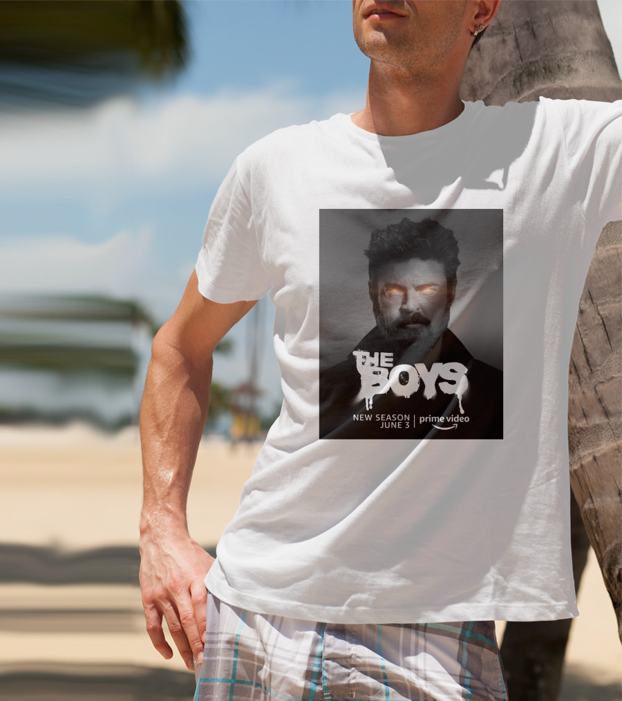 The Boys New Season June 3 Prime Video Superhero Dark T-Shirt