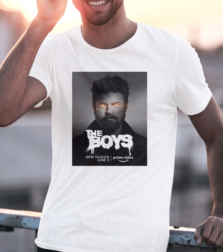 The Boys New Season June 3 Prime Video Superhero Dark T-Shirt