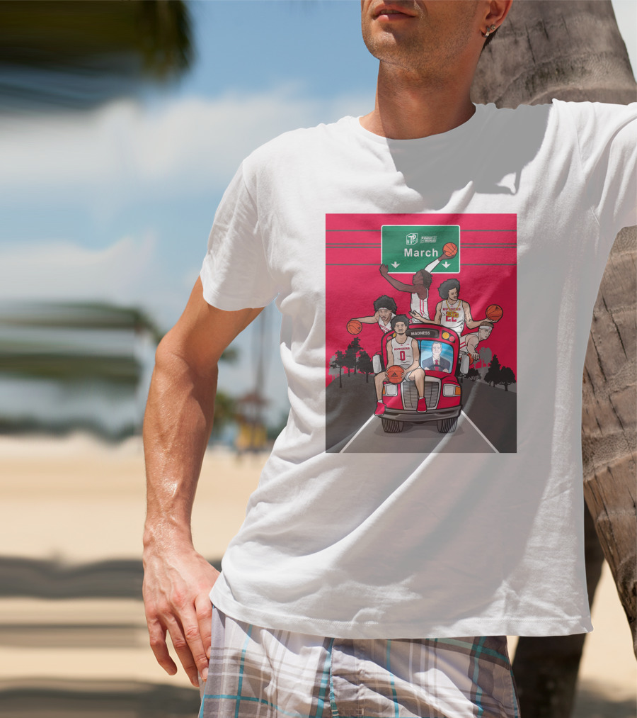 Rutgers Scarlet Knights Basketball March Madness Road Trip To Dayton Ohio T-Shirt