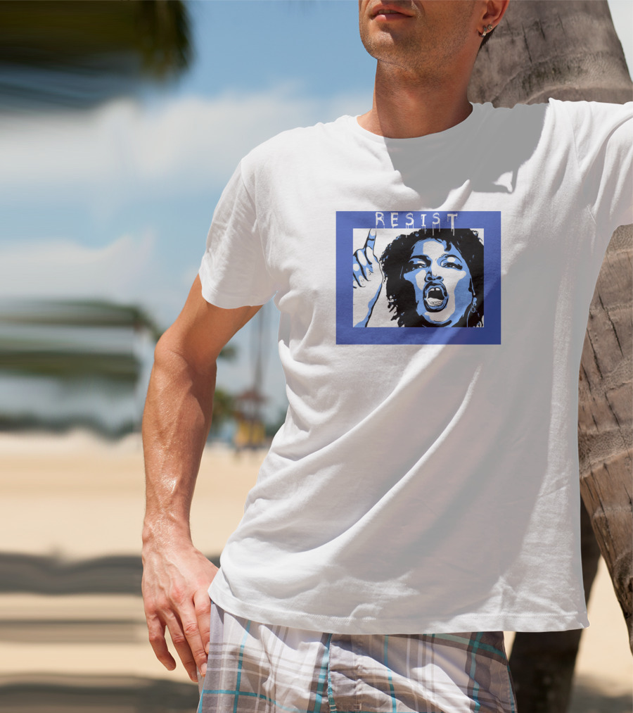Liberal World Gear Company Merch Resist Stacey Abrams T-Shirt
