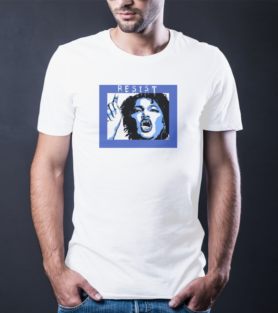 Liberal World Gear Company Merch Resist Stacey Abrams T-Shirt