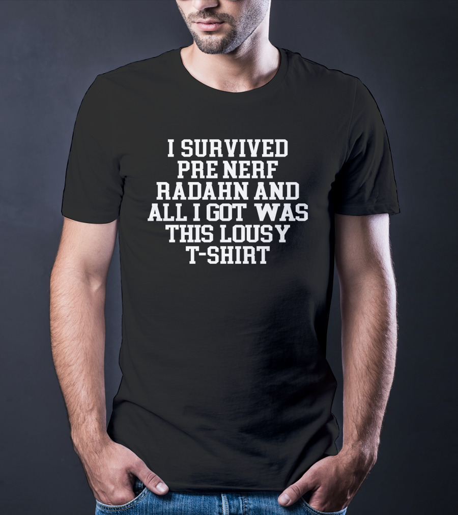 I Survived Pre Nerf Radahn And All I Got Was This Lousy T-Shirt