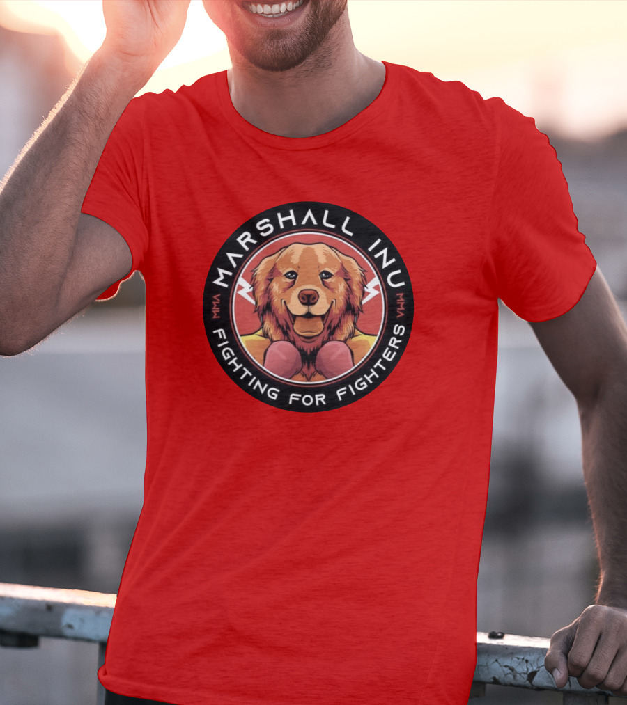Marshall Inu Mma Fighting For Fighters T-Shirt