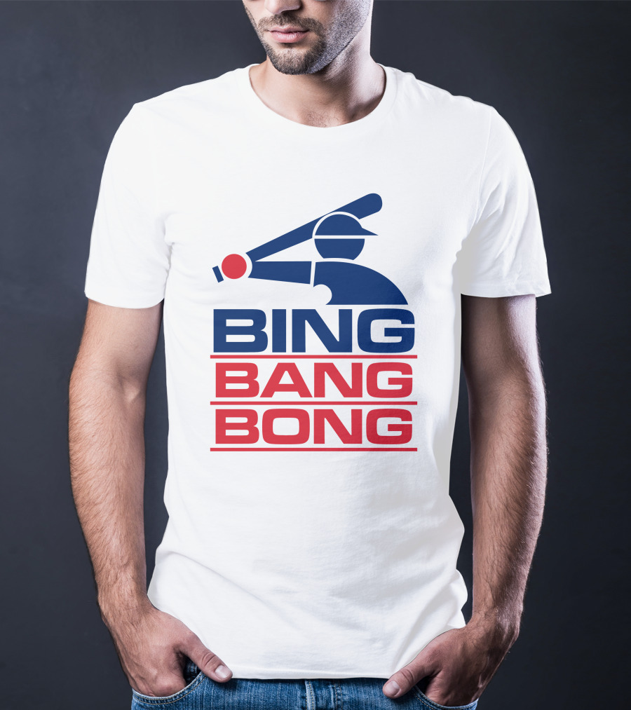 Bing Bang Bong Baseball Player T-Shirt
