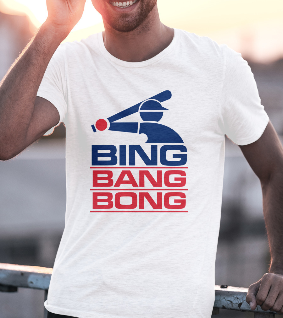 Bing Bang Bong Baseball Player T-Shirt