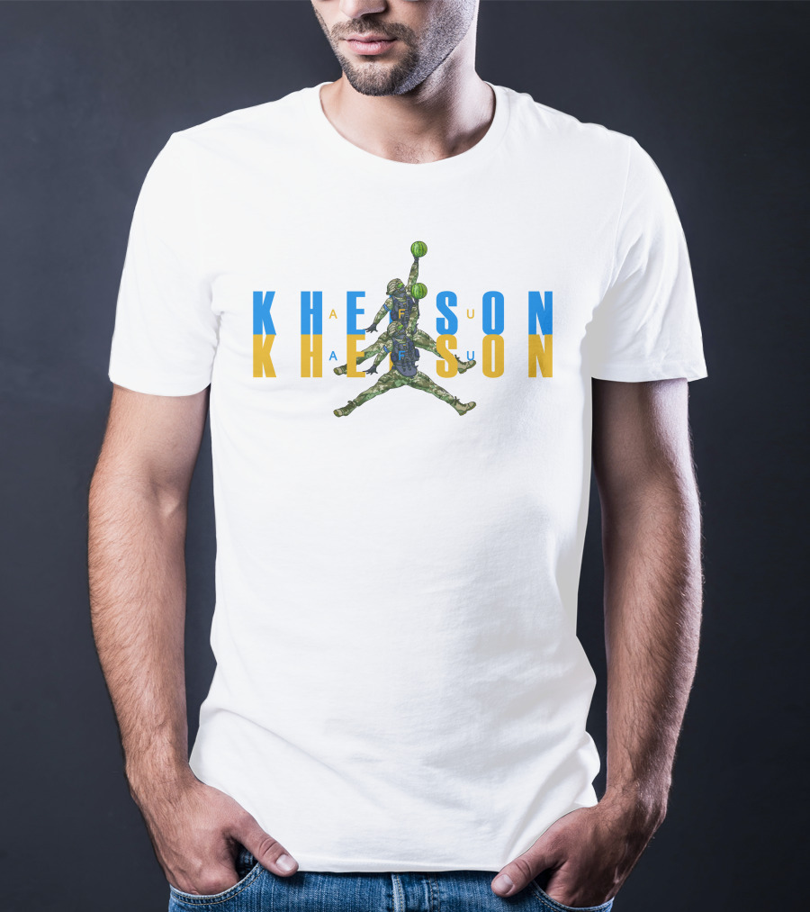 Kherson Afu Watermelon Warrior Jumpman Homage T-Shirt