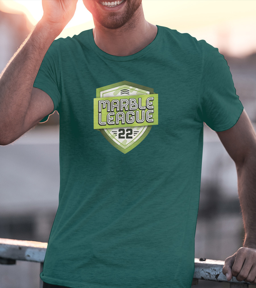 Marble League 22 Jelle's Marble Runs Badge T-Shirt