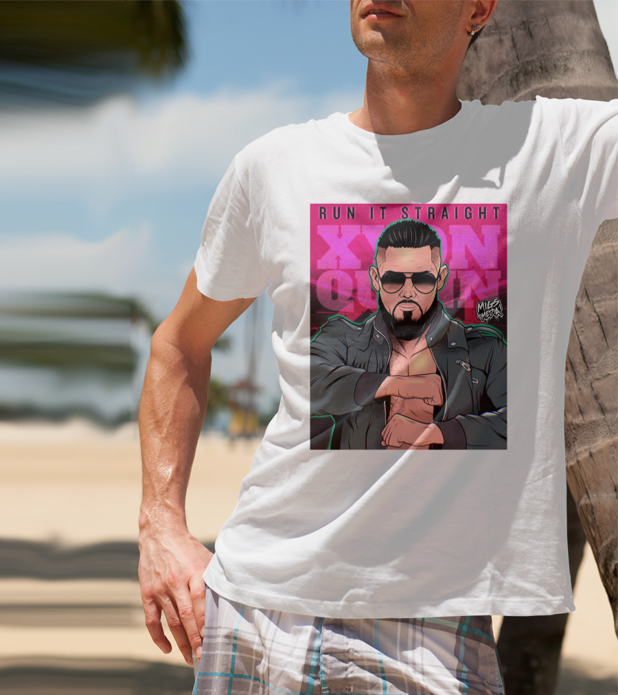 Run It Straight Xyon Quinn Miles Media Original T-Shirt