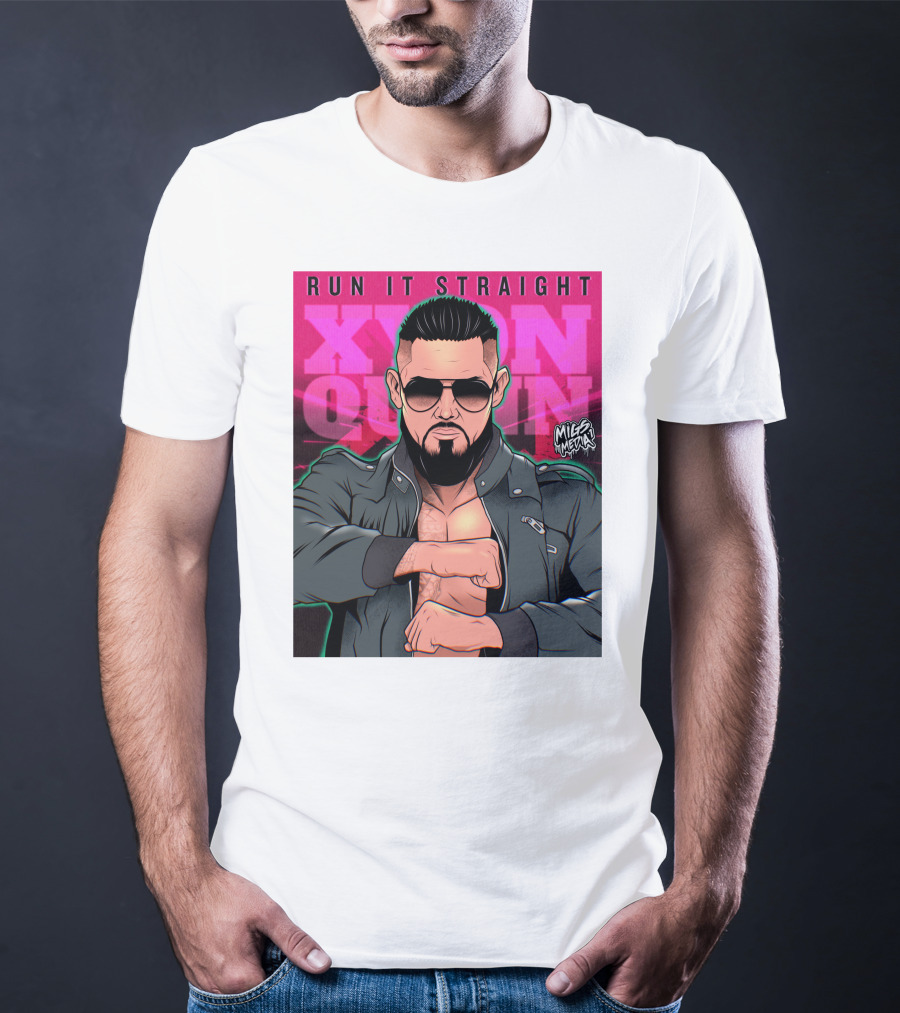 Run It Straight Xyon Quinn Miles Media Original T-Shirt