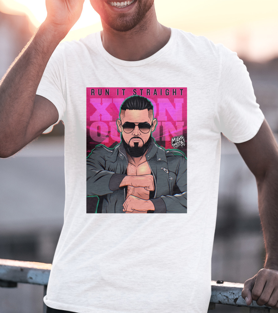 Run It Straight Xyon Quinn Miles Media Original T-Shirt
