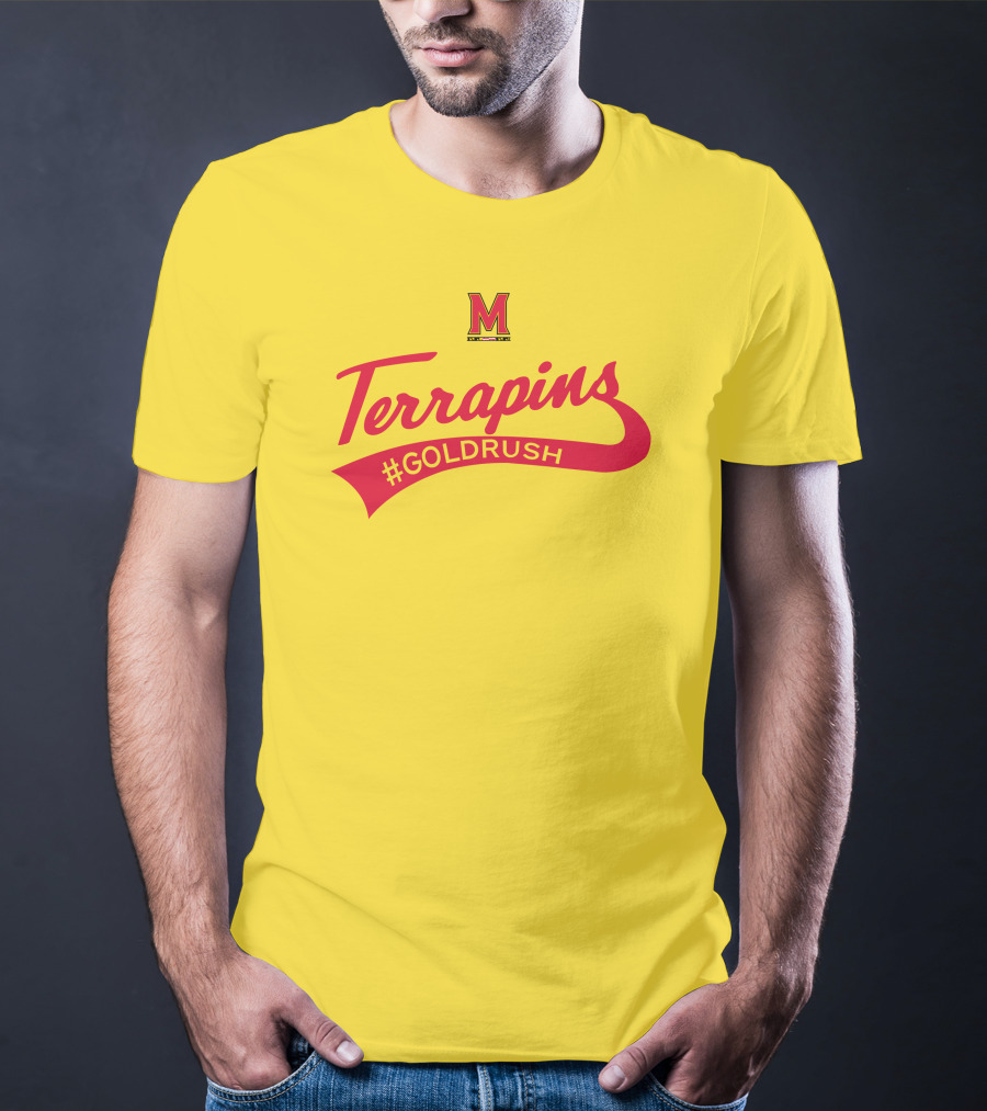 Terrapins #GOLDRUSH Maryland Terrapins M T-Shirt
