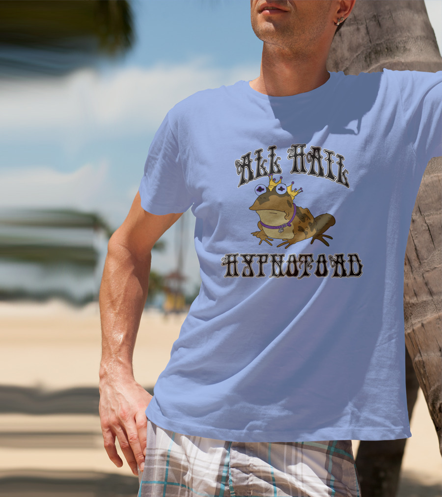 All Hail Hypnotoad Futurama Iconic Frog With Crown And Hypnotic Eyes T-Shirt