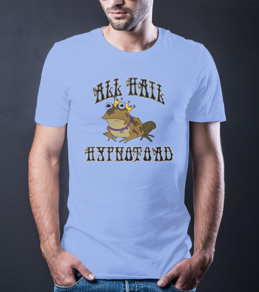 All Hail Hypnotoad Futurama Iconic Frog With Crown And Hypnotic Eyes T-Shirt