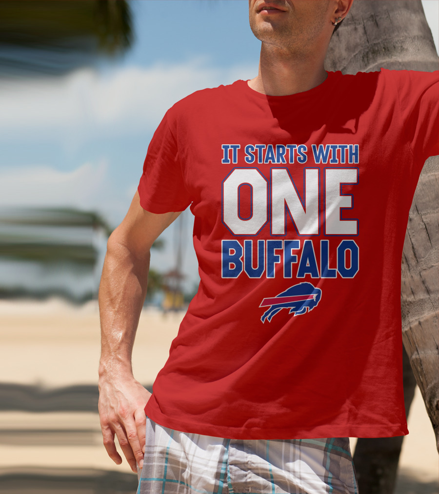 Ken Dorsey It Starts With One Buffalo Bills T-Shirt