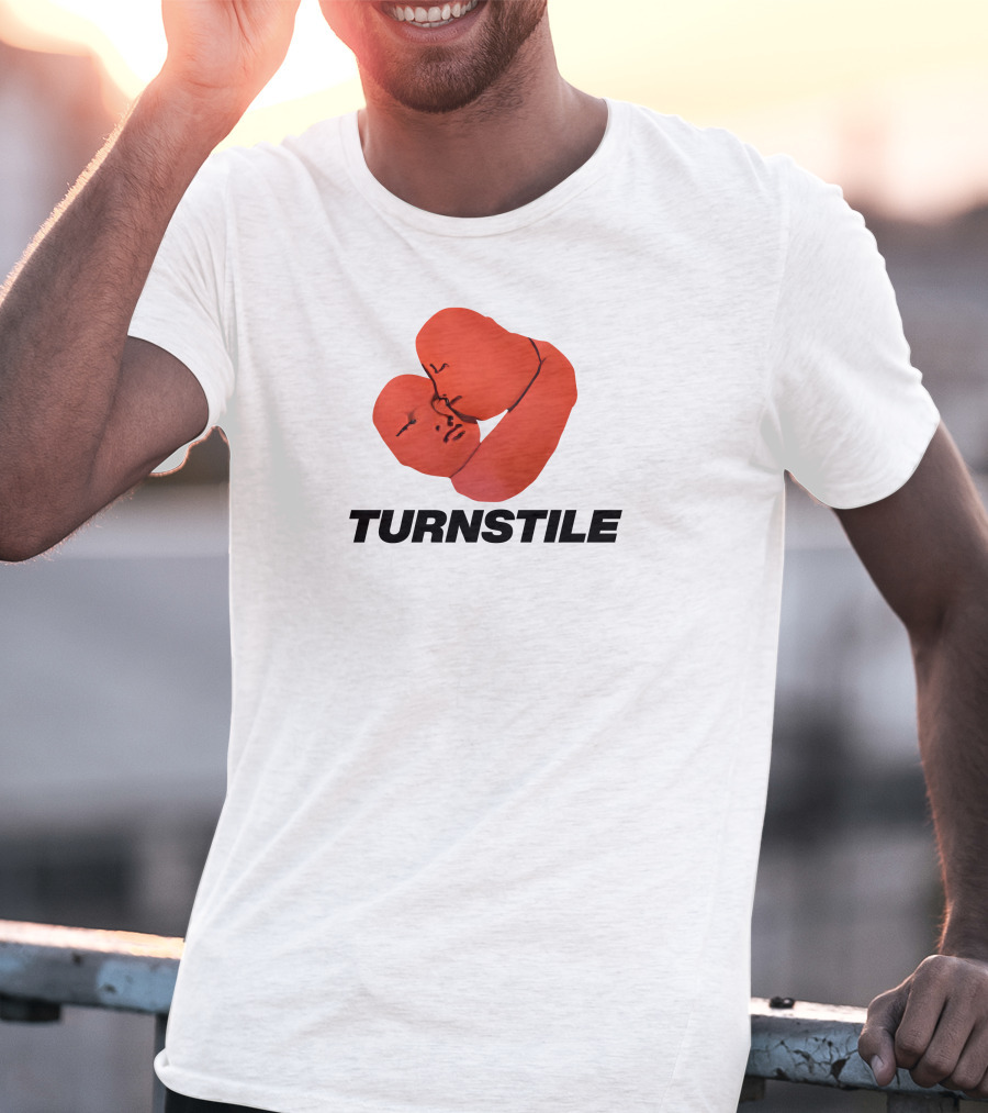 Turnstile Embrace Orange Faces T-Shirt