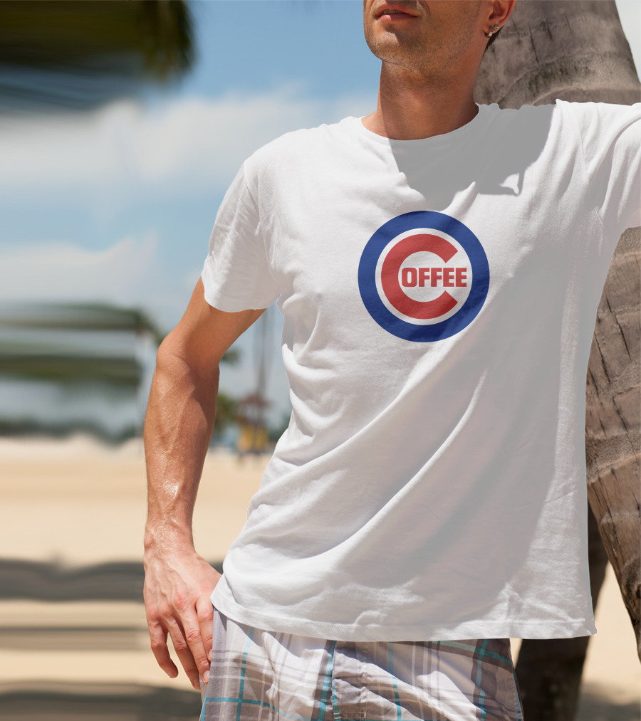 Cubs Coffee Logo Inspired By Chicago Cubs Emblem T-Shirt