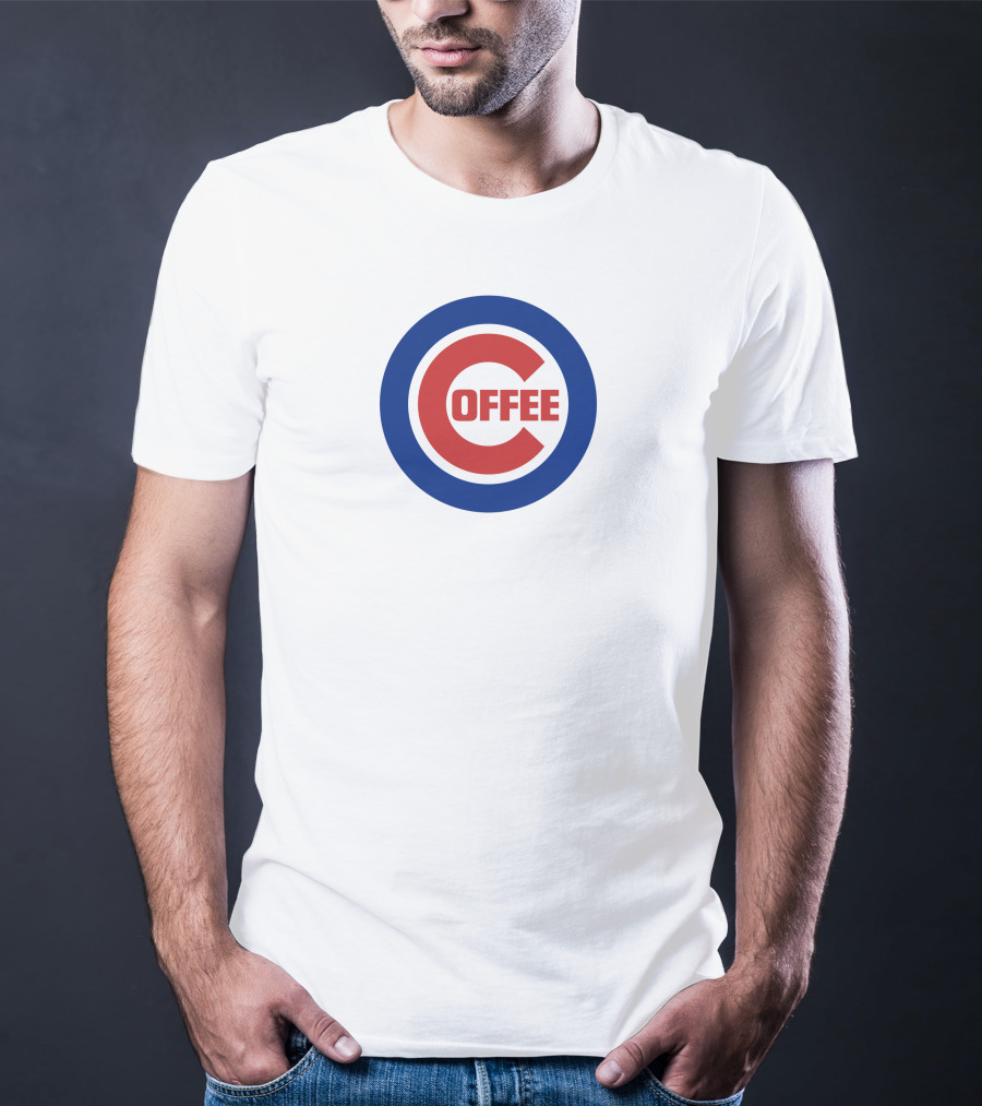 Cubs Coffee Logo Inspired By Chicago Cubs Emblem T-Shirt