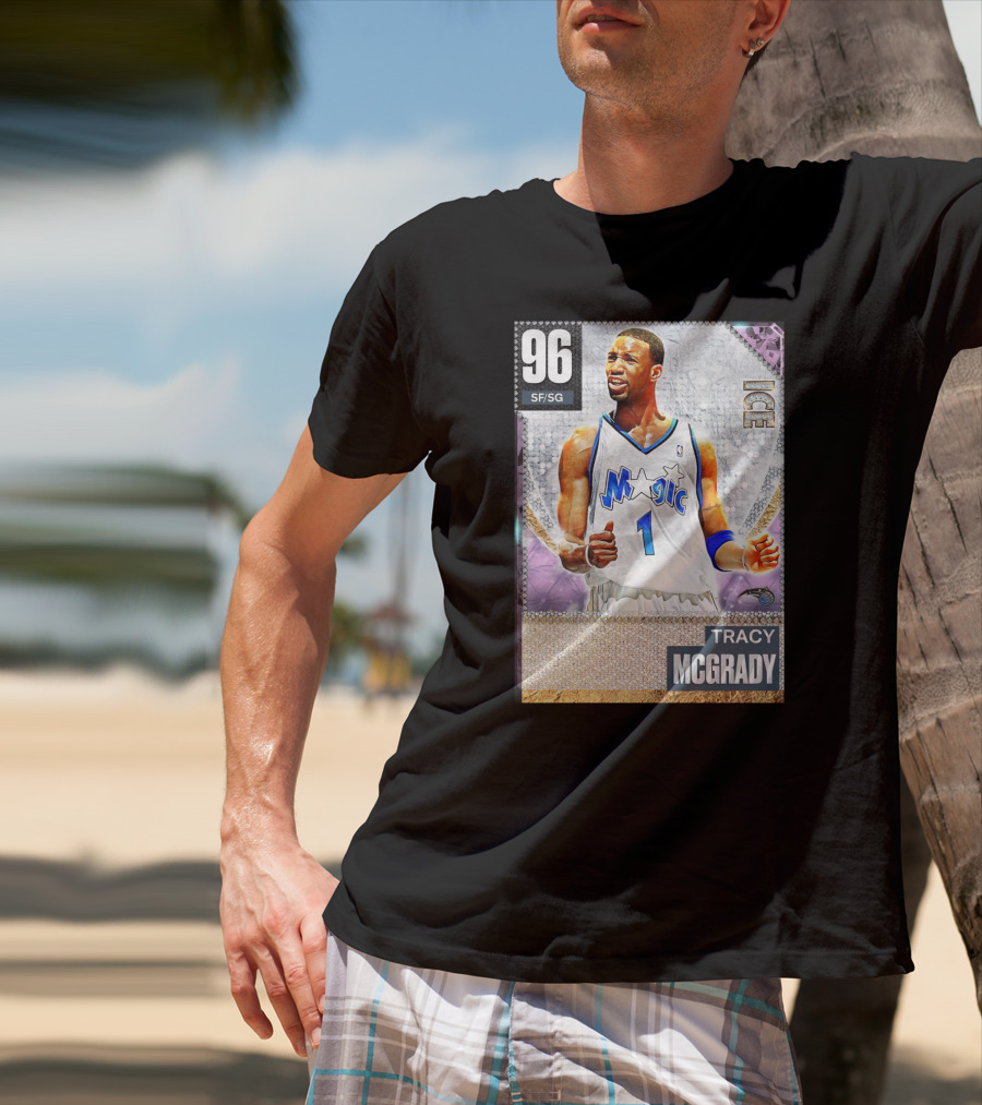 96 Tracy McGrady Magic SF/SG Ice T-Shirt