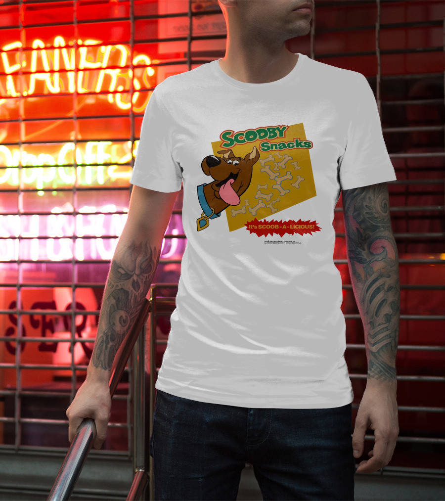 Scooby Snacks It's Scoob-A-Licious With Scooby-Doo And Bones T-Shirt