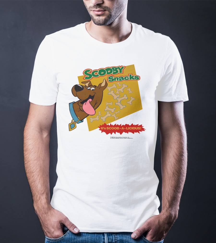 Scooby Snacks It's Scoob-A-Licious With Scooby-Doo And Bones T-Shirt