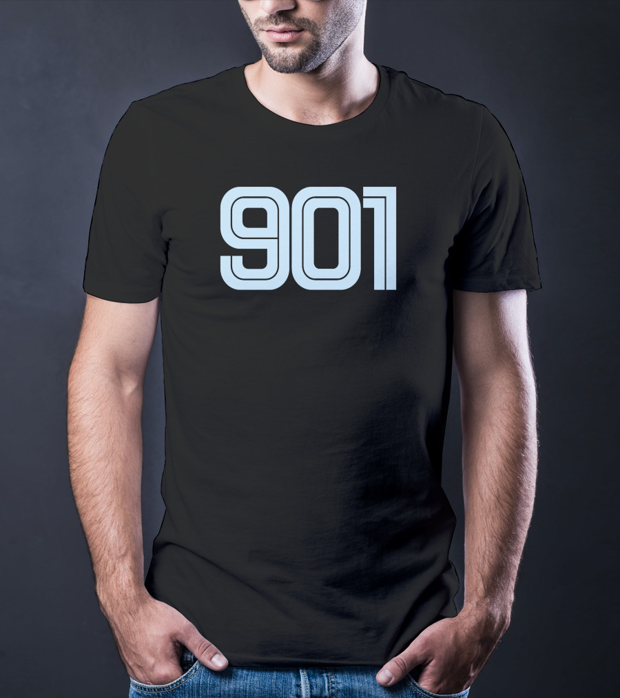 David Roddy 901 Memphis Basketball T-Shirt