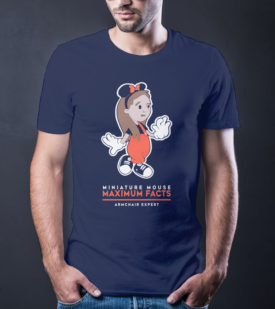 Miniature Mouse Maximum Facts Armchair Expert Disney Crossover T-Shirt