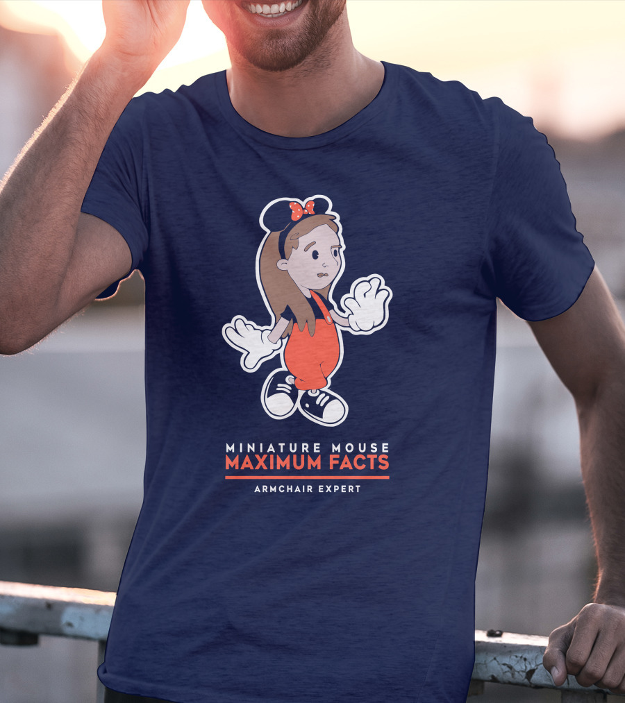 Miniature Mouse Maximum Facts Armchair Expert Disney Crossover T-Shirt