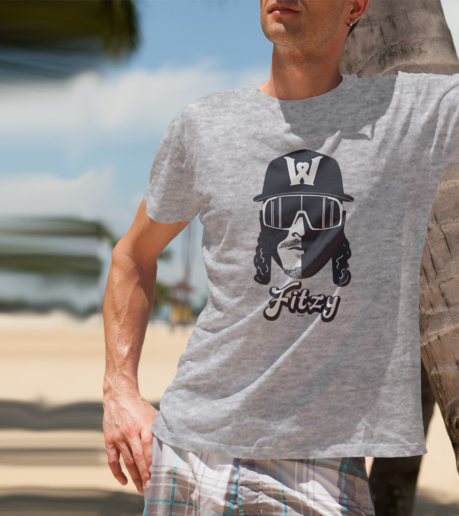 Worcester Red Sox Fitzy '47 Grey Shadow Face W T-Shirt