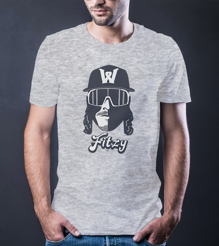 Worcester Red Sox Fitzy '47 Grey Shadow Face W T-Shirt