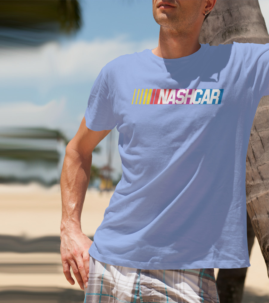 Wobovan Mitchell Nashcar Racing Strip T-Shirt