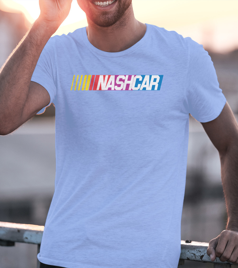 Wobovan Mitchell Nashcar Racing Strip T-Shirt