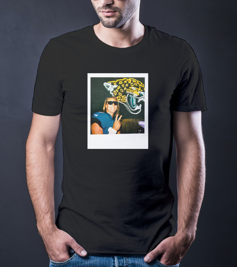 Jacksonville Jaguars Steezy Trev Neon Style Profile Picture T-Shirt