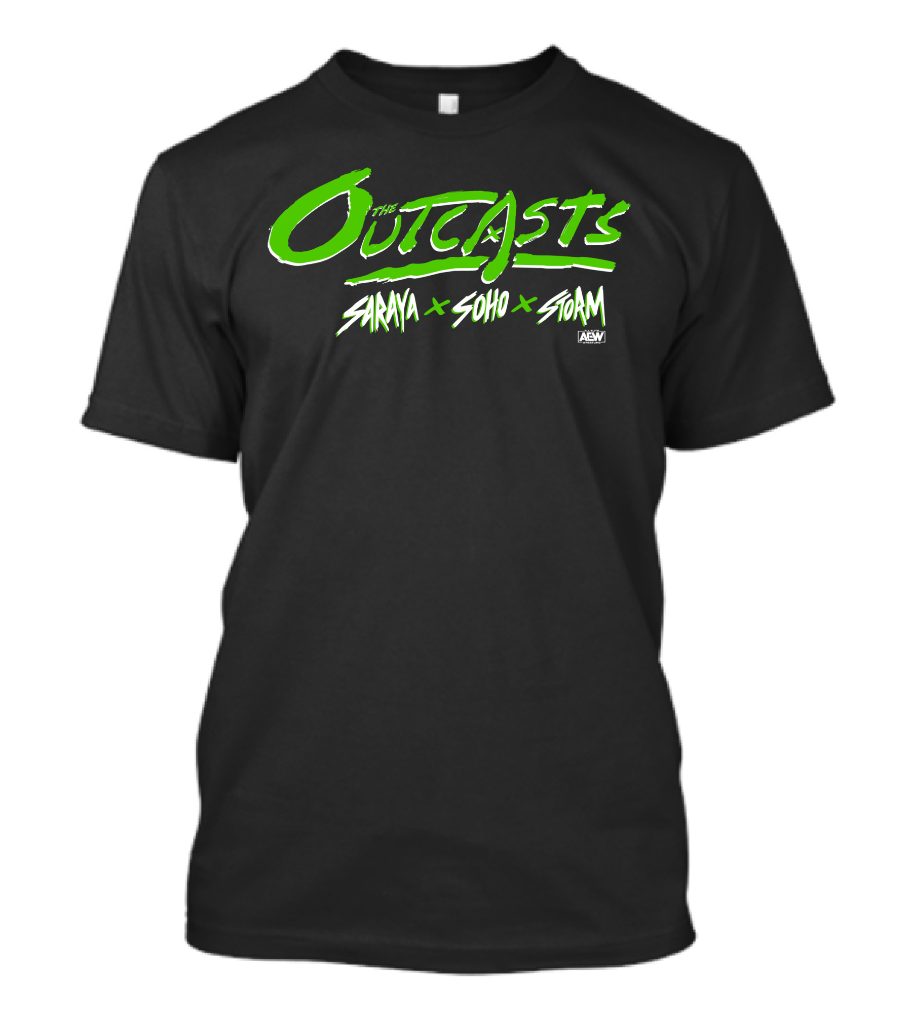 The Outcasts Saraya X Soho X Storm AEW T-Shirt