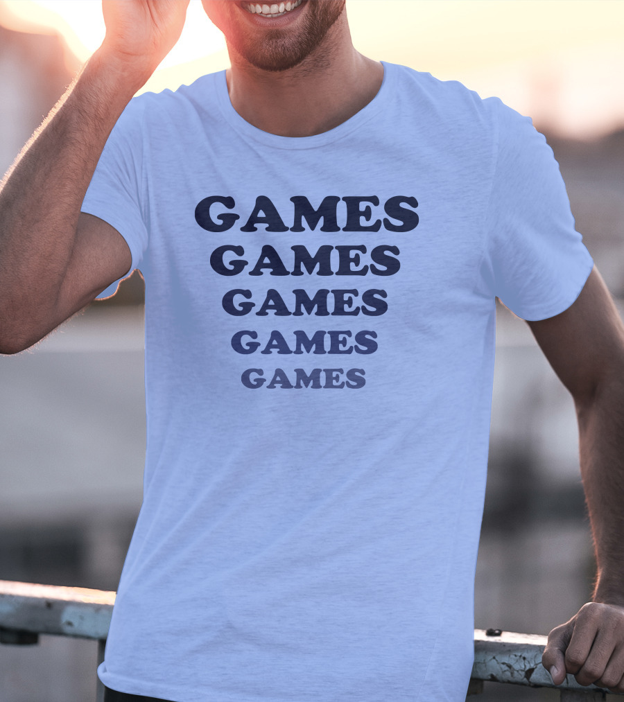 Letterboxd Games Games Games Games Games T-Shirt