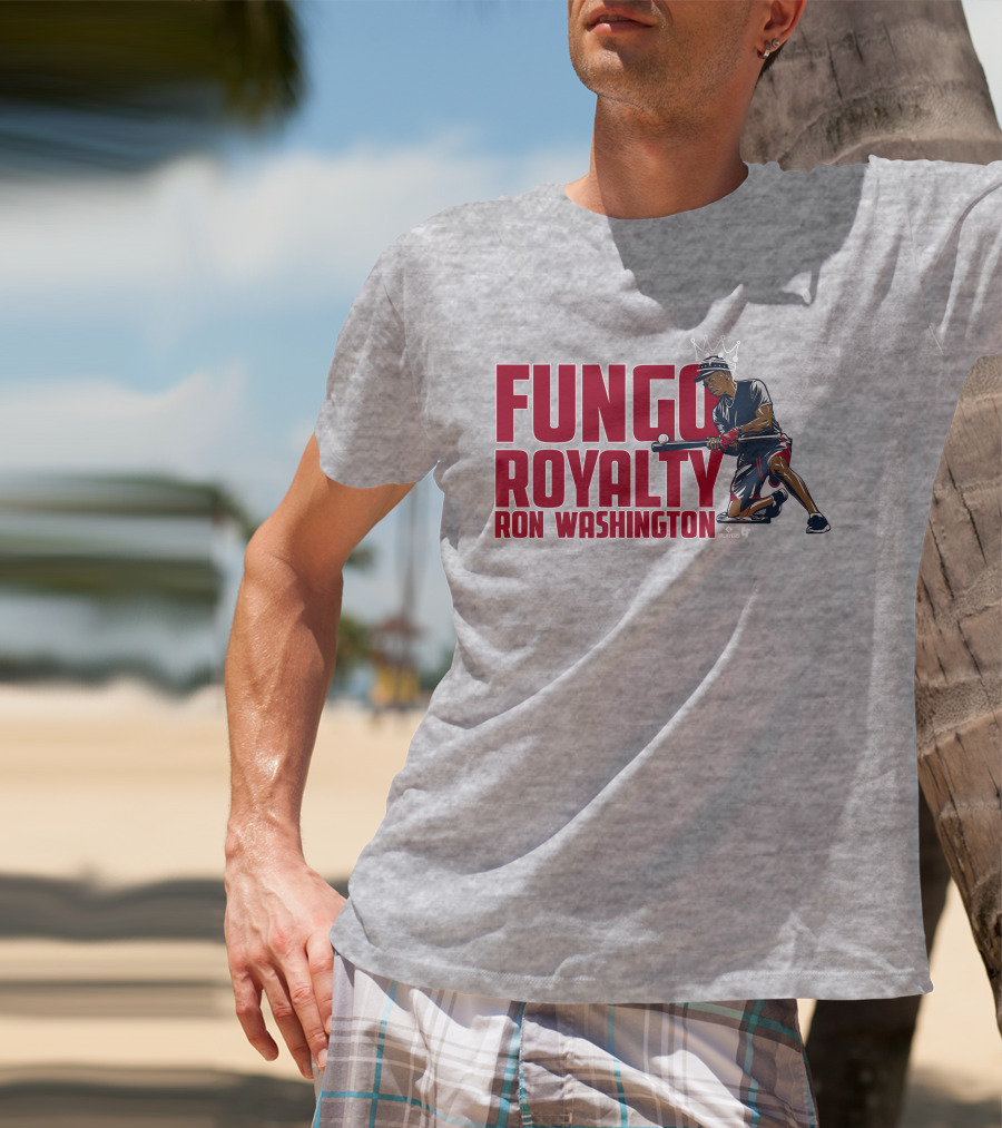 Fungo Royalty Ron Washington Baseball King T-Shirt