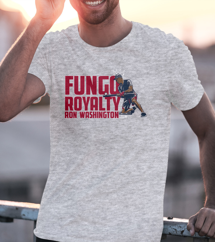 Fungo Royalty Ron Washington Baseball King T-Shirt
