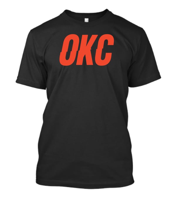 Mark Daigneault OKC Bold Orange Lettering T-Shirt