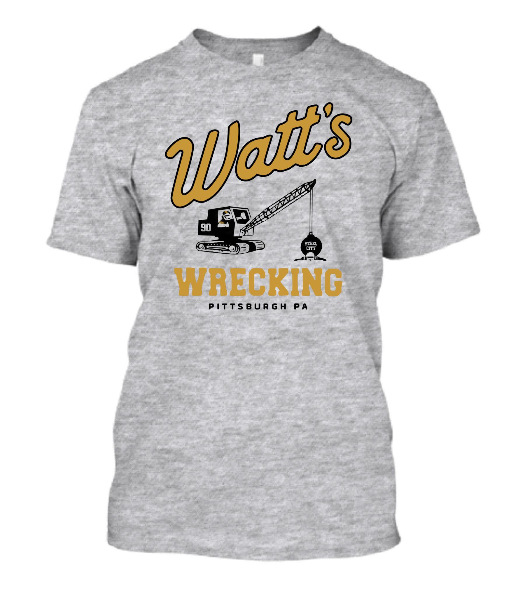Watt's Wrecking 90 Steel City Pittsburgh PA T-Shirt