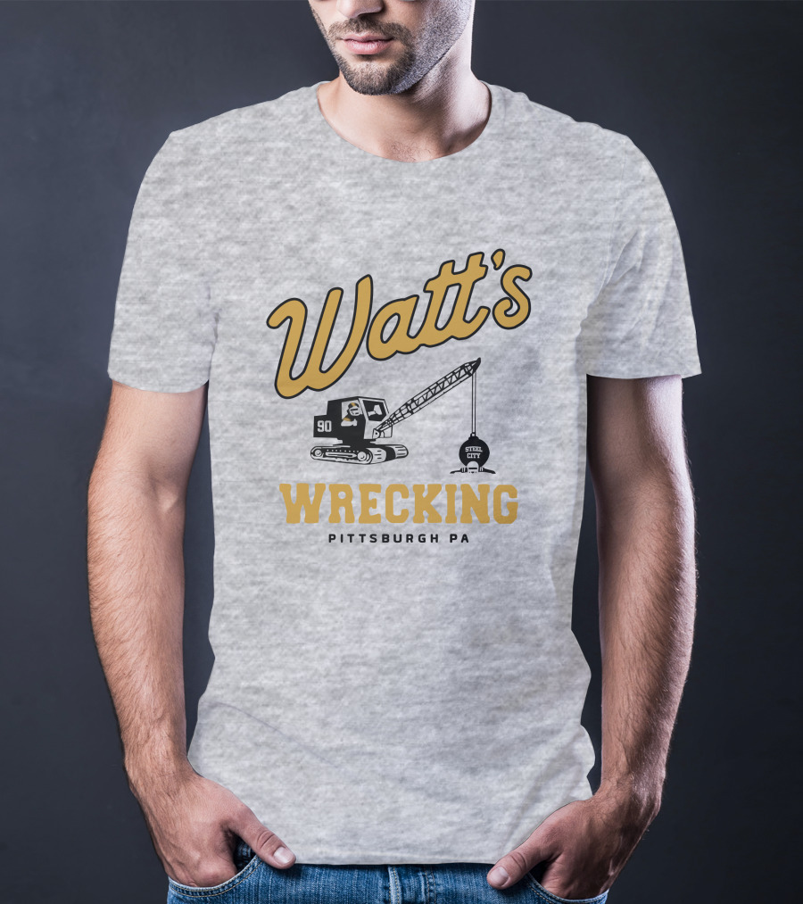 Watt's Wrecking 90 Steel City Pittsburgh PA T-Shirt
